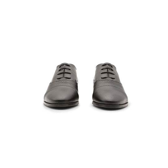 Chaussures de ville végan et écologique femme richelieu noire - Aiko Cog