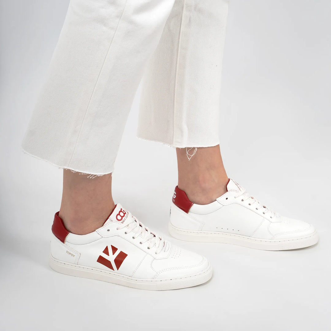Topsy - red white