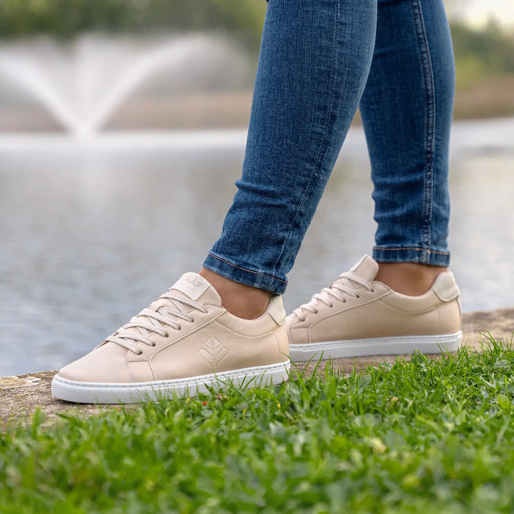 Winton - Piel sintética beige