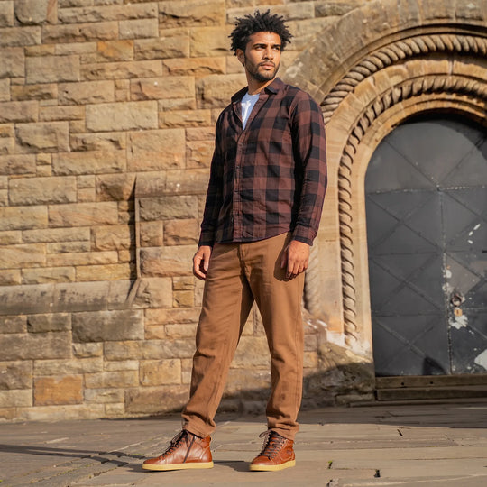 Wallace - Marron Zipper