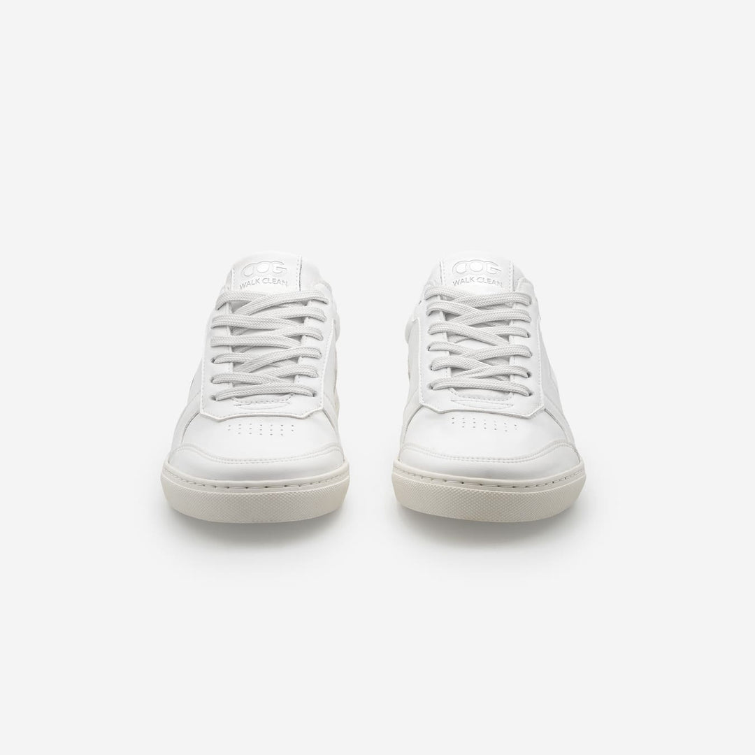 Baskets sneakers végan et écologique cuir végétal blanche - Topsy Cog