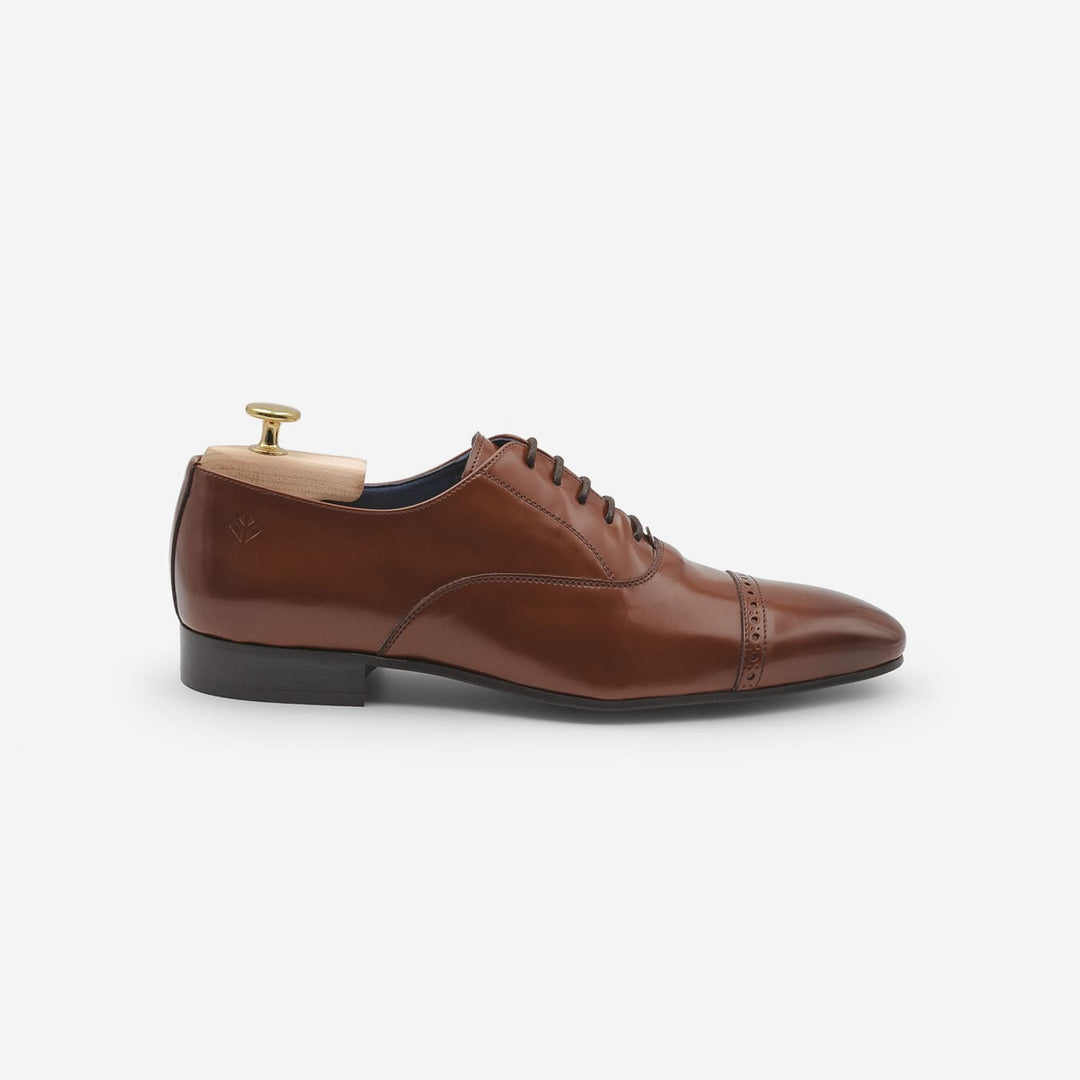 靴 NOS w Box England Brown Officer Shoes Sales and second-hand shoes COG - Watson brown – COG Store