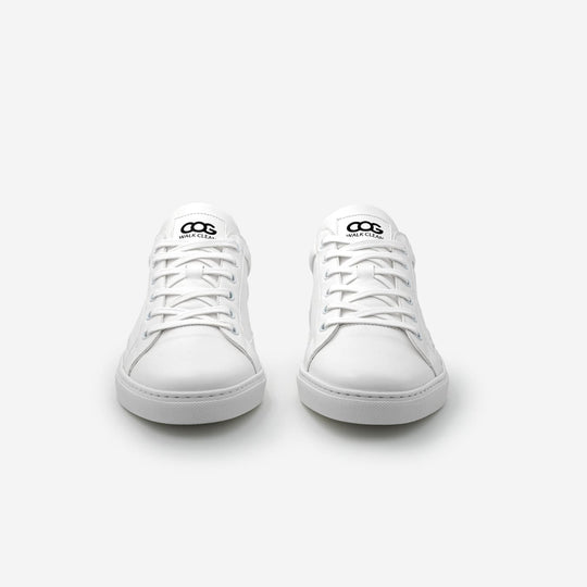 Sneakers baskets basses végan et écologique blanc noir - Winton Cog